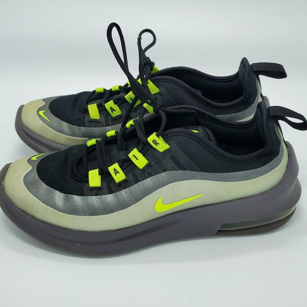 Nike Air Max  Yellow Lace up Casual Shoes Size 3Y